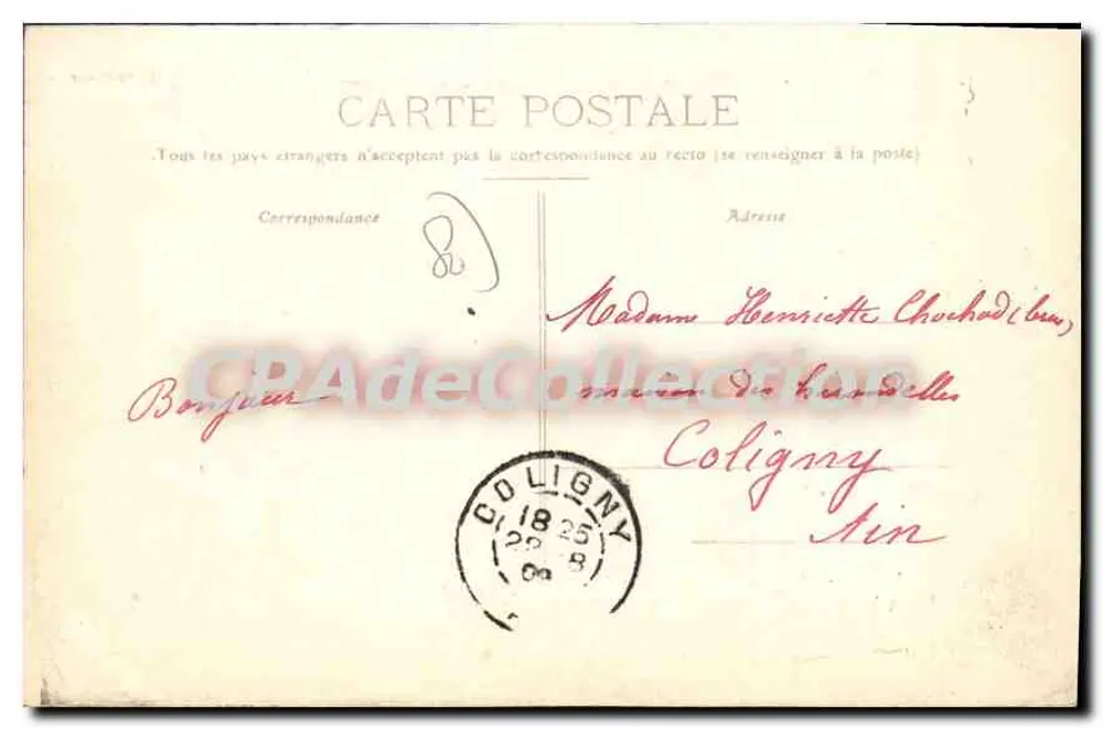 CAYEUX-SUR-MER — Praia, lado Oeste — Coleção privada - Verso