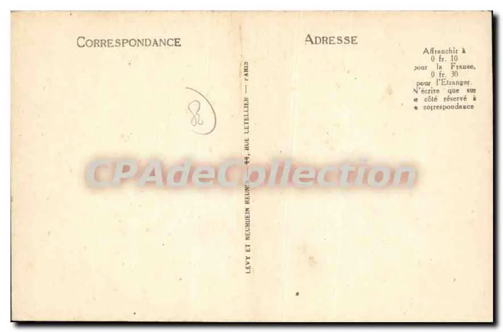 CAYEUX-SUR-MER — As Cabines e a Praia — Edição especial Laigniez-Brunet - Verso