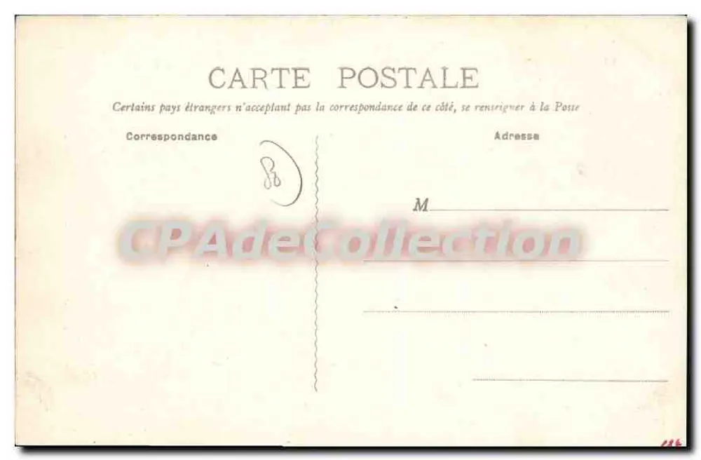 Cayeux-sur-Mer — Weg der Bretter — Nordseite — B. J. C., Paris - Rückseite