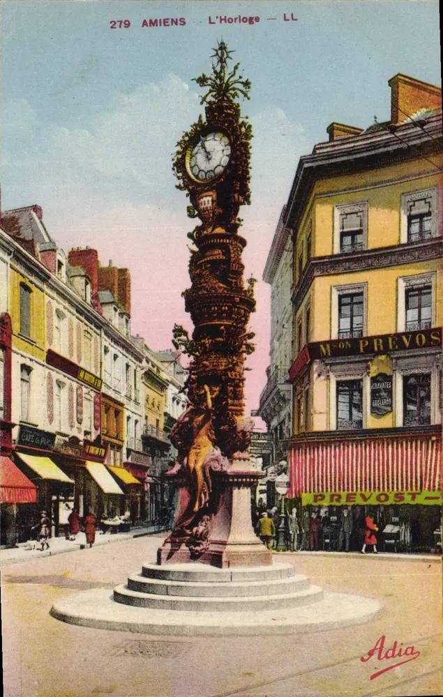 Amiens — A Relógio — LL - Frente
