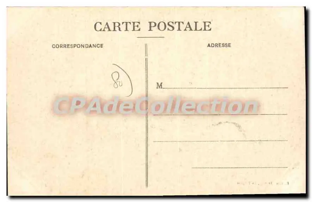 MERS-les-BAINS - A Praia e as Villas — Editor Arnault, Le Trépart, n°83 - Verso