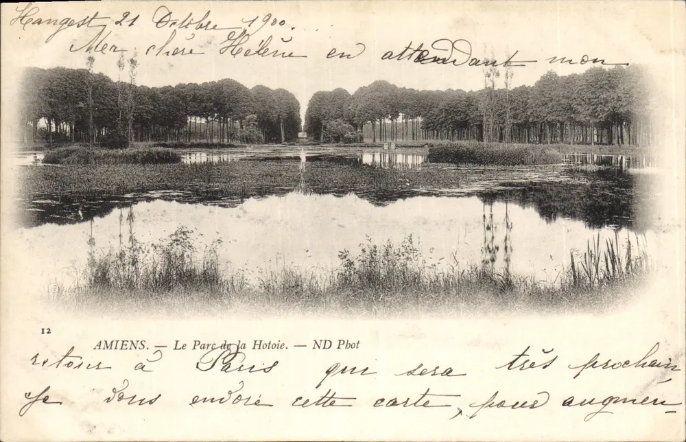 Amiens — Il Parco della Hotoie — ND Phot - Recto