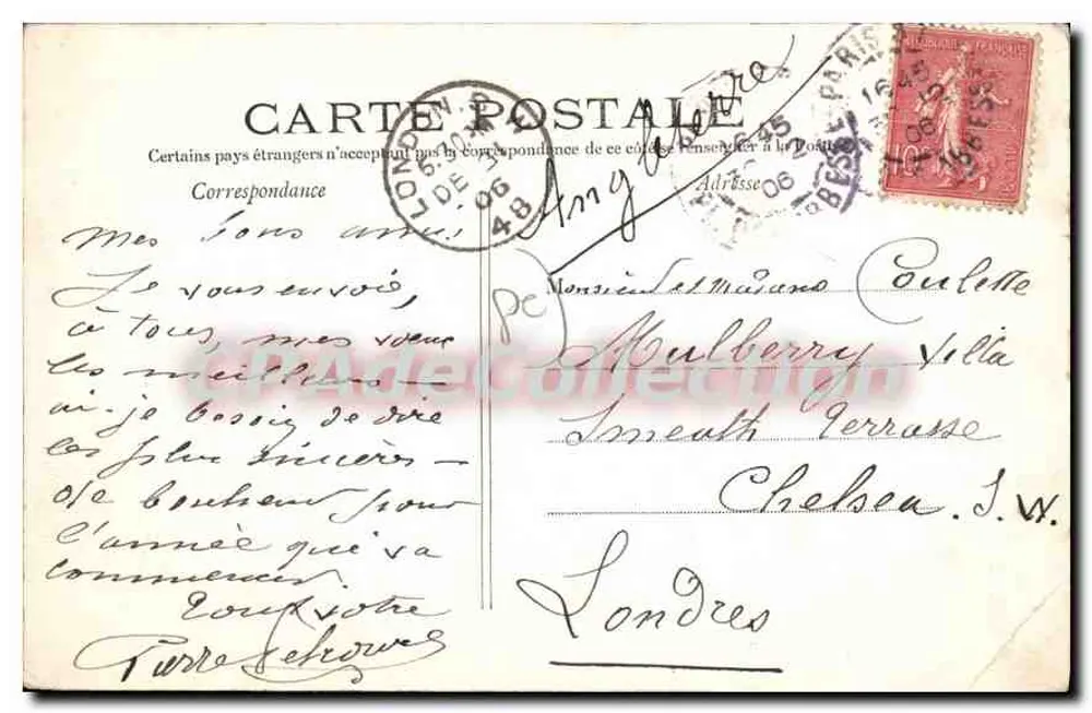 Paris -- Gare St-Lazare -- Coup de Rome -- C.M. n°509 - Verso