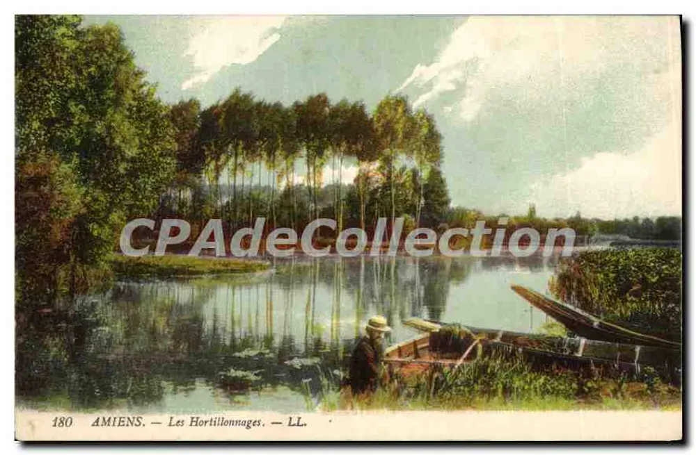 Amiens — Os Hortillonnages — LL. n°180 - Frente