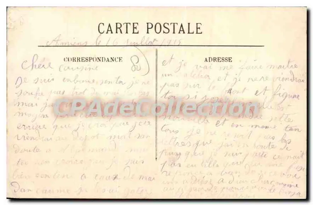 Amiens — Os Hortillonnages — LL. n°180 - Verso