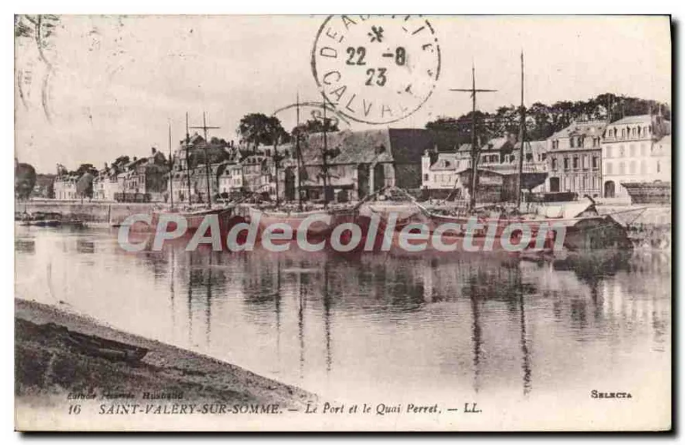 Saint-Valéry-sur-Somme — Der Hafen und Quai Perret — Selecta - Vorderseite