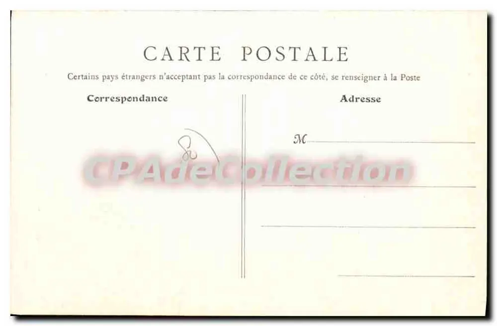 Amiens — Igreja de São Honório — B. F., Paris, n° 61 - Verso