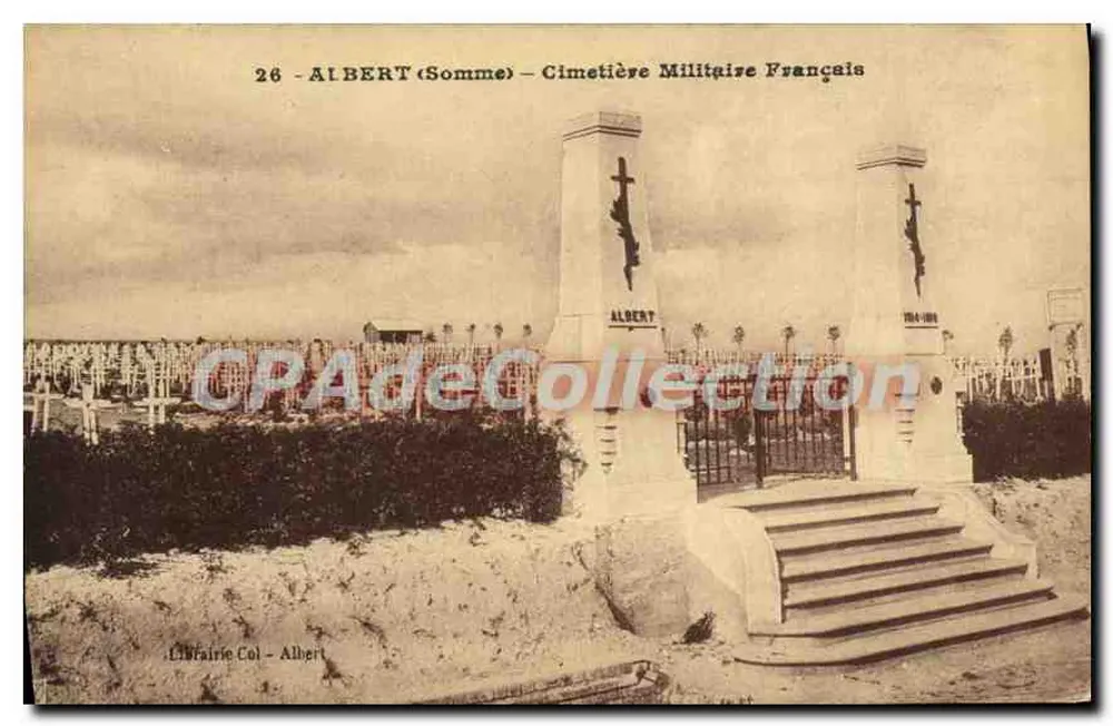 Albert (Somme) — Cemitério Militar Francês — L'Ébaie Co - Albert - Frente
