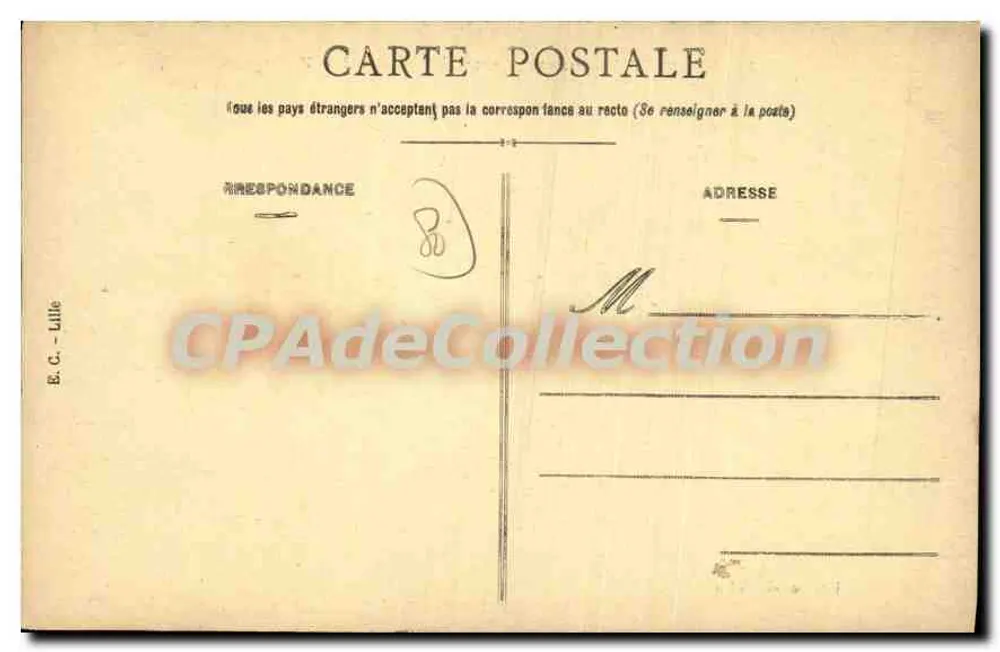 Albert (Somme) — Cemitério Militar Francês — L'Ébaie Co - Albert - Verso