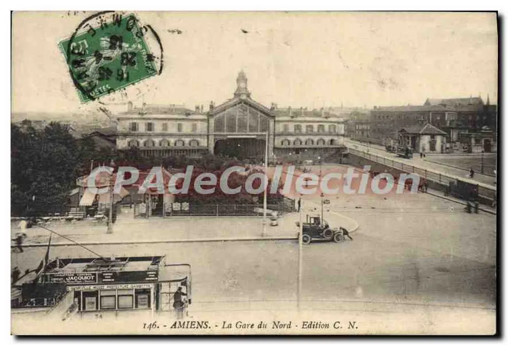 Amiens - A Estação do Norte — Edição C. N. - Frente