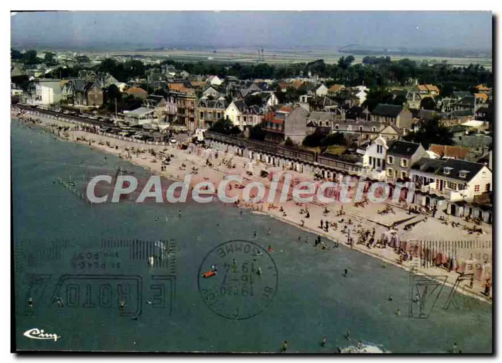 Le Crotoy — Luftbild — Ein Stück Strand — Drucker Mâcon - Vorderseite