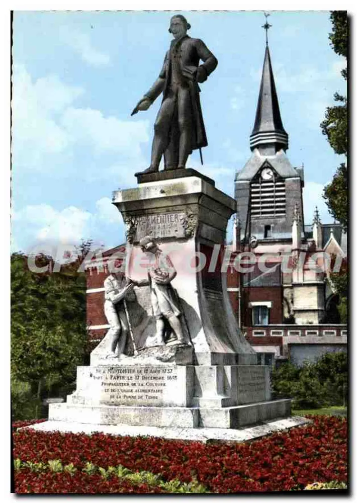 Monumento a Parmentier em Montdidier — Somme — editor CPAdéCollection - Frente