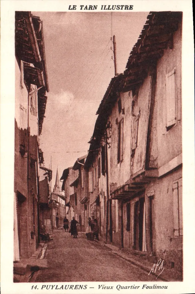 Puylaurens — Vieux Quartier Foulimou — LE TARN ILLUSTRÉ, Nr. 14 - Vorderseite