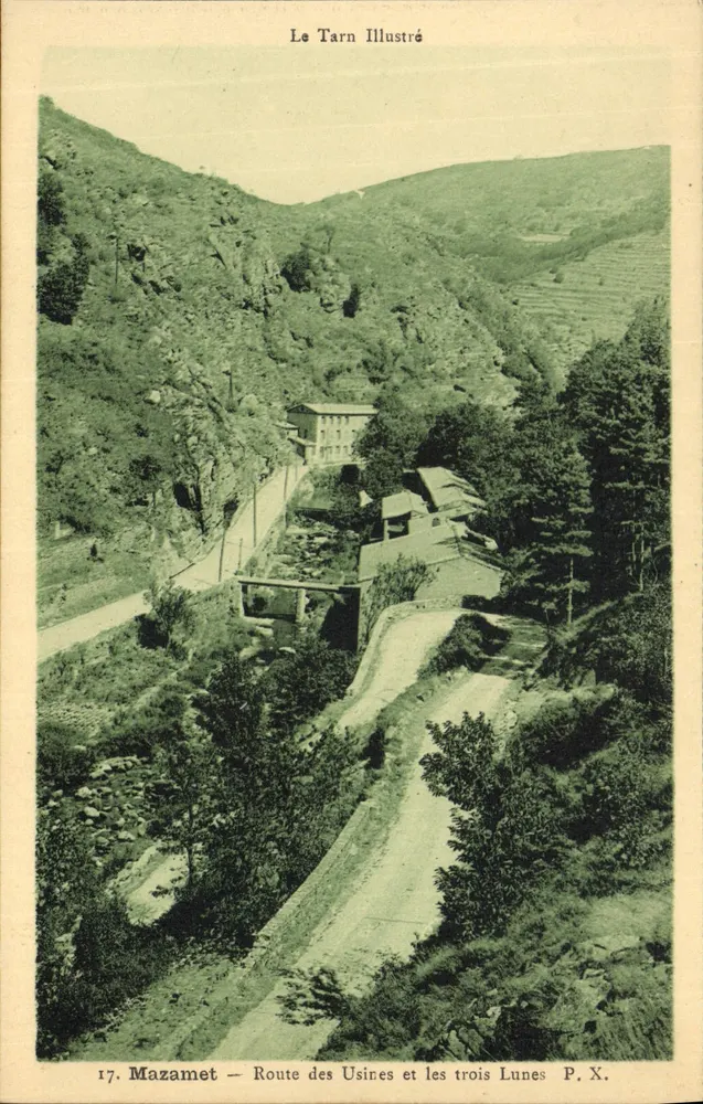 Mazamet — Route des Usires und die drei Monde — Le Tarn Illustré, P.X. - Vorderseite