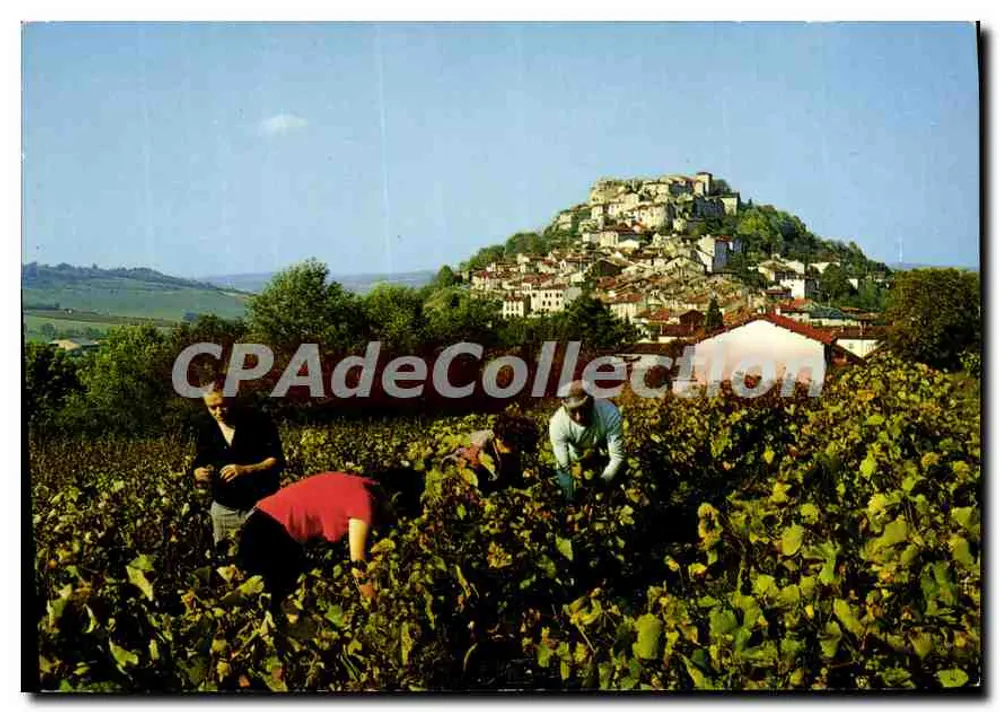 Cordes-sur-Ciel — Allgemeiner Blick — In Frankreich gedruckt - Vorderseite