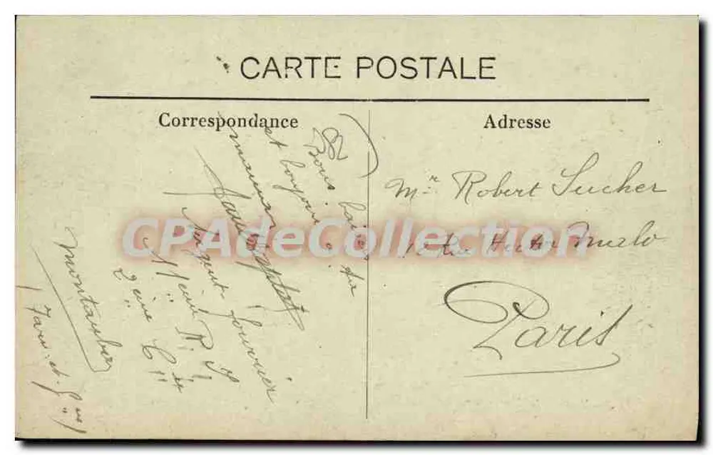 Montauban — O Ponte dos Consules — Editor V. Montaut - Verso