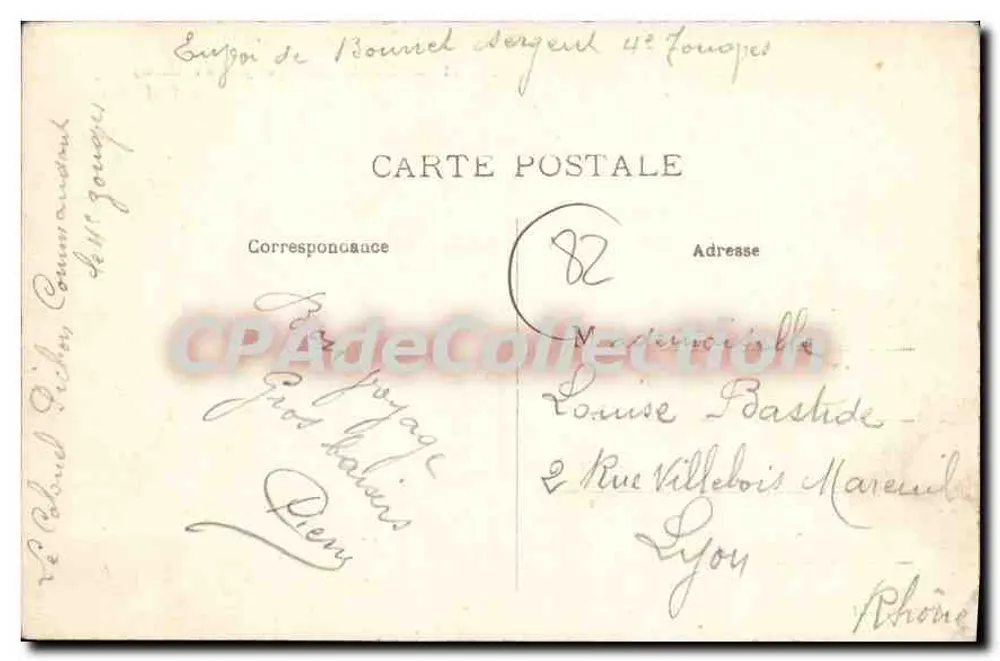 Montauban - Vista geral (Oeste) — n°31 — editor Tronchet, alb. - Verso