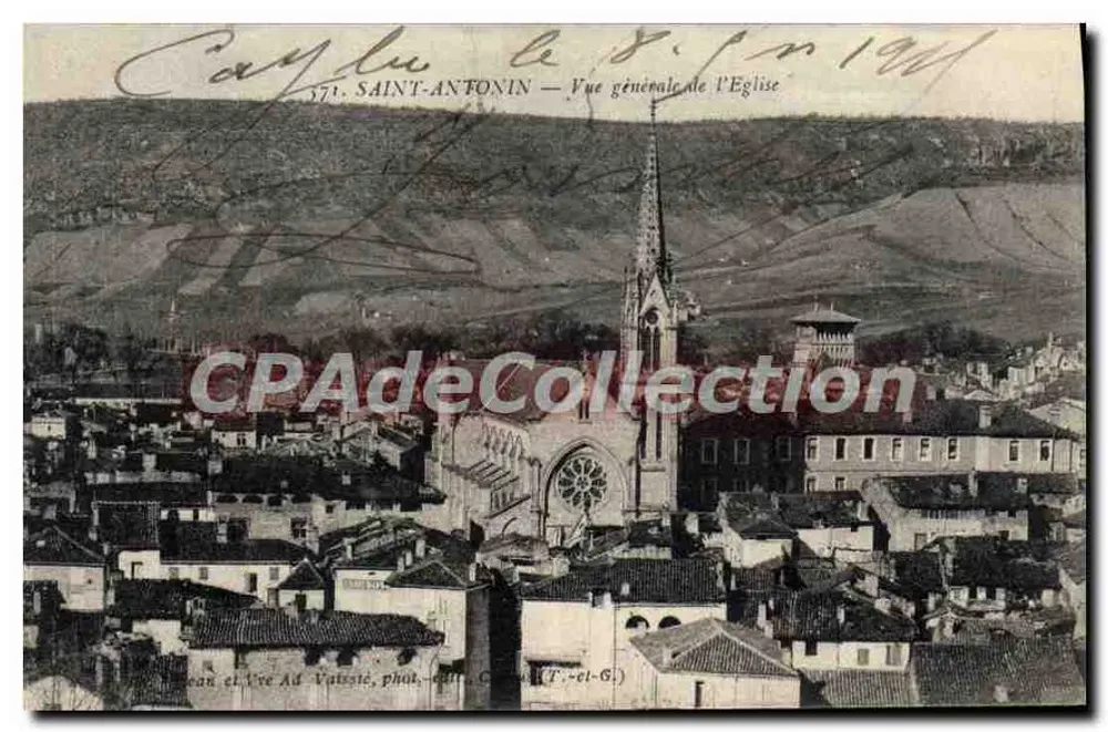 Saint-Antonin — Allgemeiner Blick auf die Kirche — phot. Ad Valesie - Vorderseite