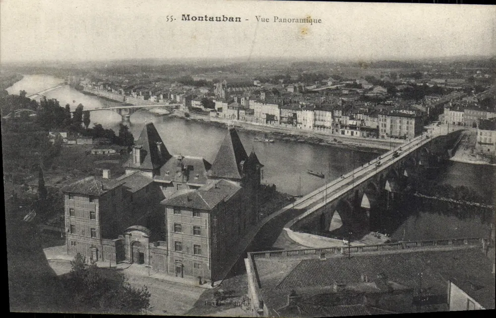 Montauban - Panoramablick — unbekannter Verlag, n° 55 - Vorderseite