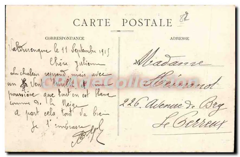 Montauban - Panoramablick — unbekannter Verlag, n° 55 - Rückseite
