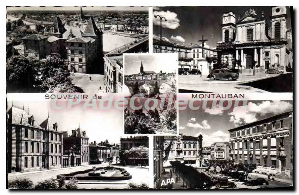 Montauban — Souvenir de Montauban — Société des Cartes Postales APA-POUX - Vorderseite