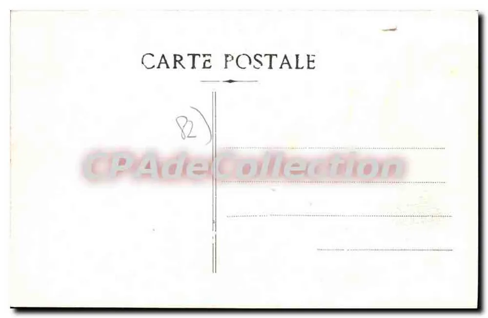 Montauban — Die Quai du Cours — Vintage Postcard/Antike Ansichtskarte - Rückseite