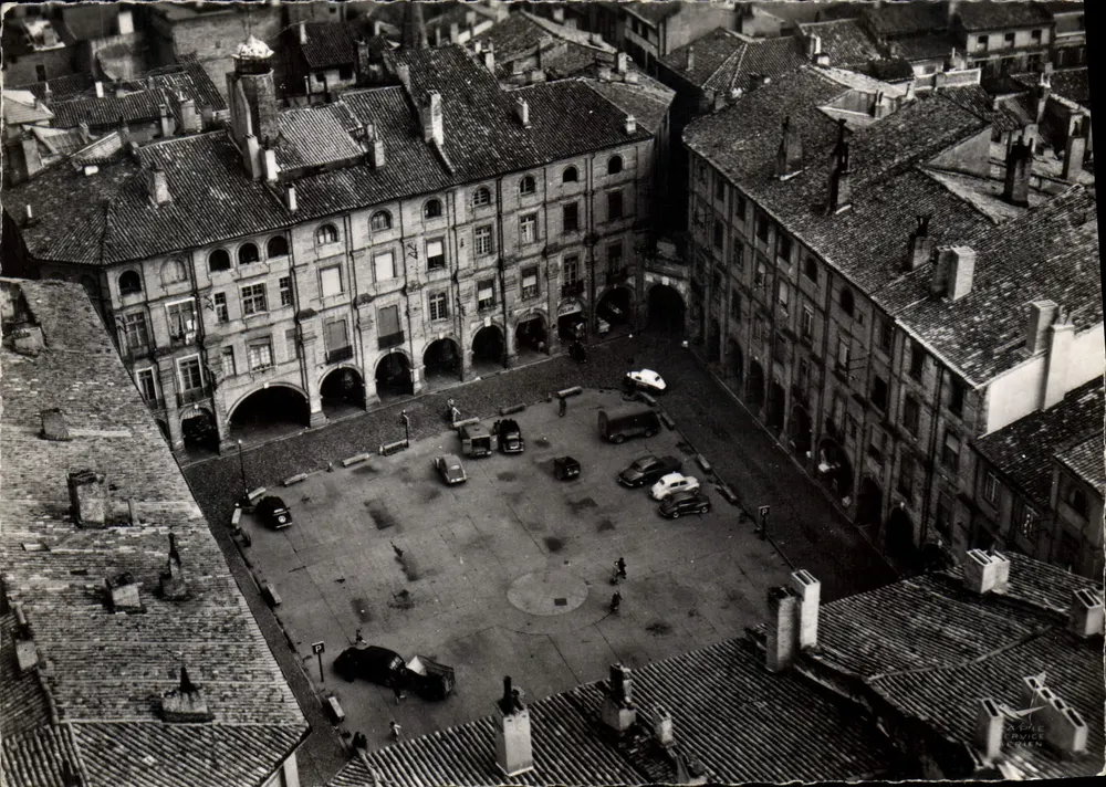 Montauban — Nationale Place — Luftaufnahme — Ausgabe Lapie Service Alhien - Vorderseite