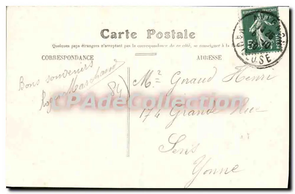Avignon — Ponte São Bénézet — Edição N. 5 - Verso