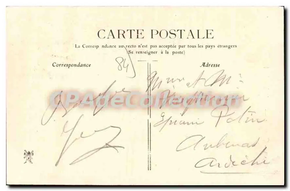 Orange — Estátua do Conde de Orange — Raimbaud II — editor desconhecido, n° 184 - Verso