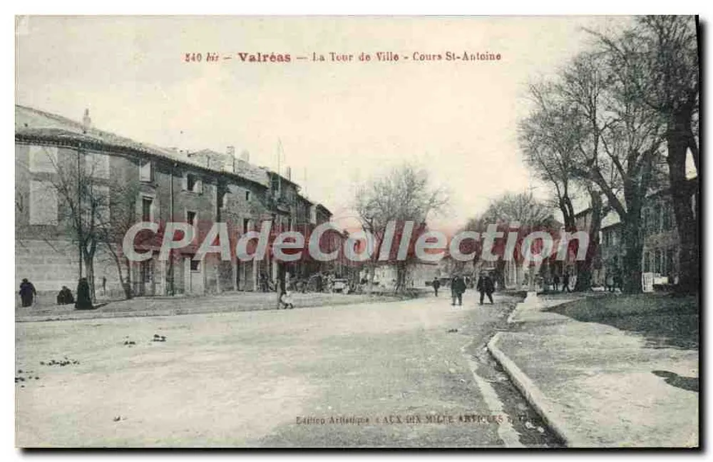 Valréas — La Tour de Ville — Cours St-Antoine — Athletische Ausgabe, Aix-en-Provence - Vorderseite