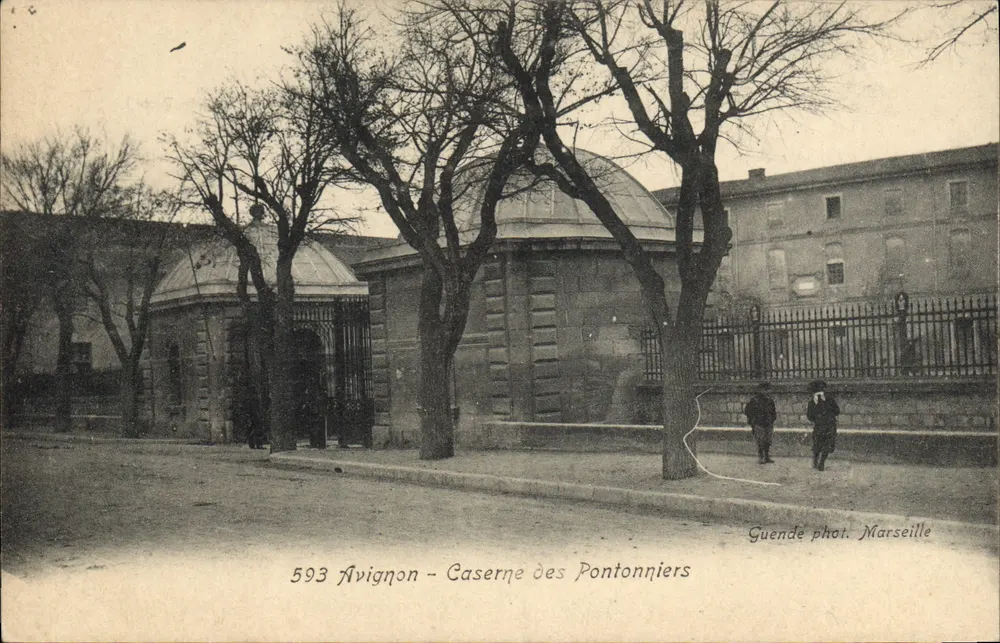 Avignon — Kwatera Pontonniers — Guende fot. Marsylia, nr 593 - Awers