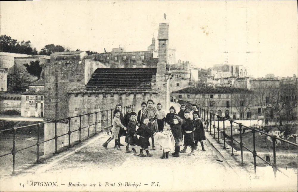 Avignon — Runde am Pont Saint-Bénézet — V.I. n°14 - Vorderseite