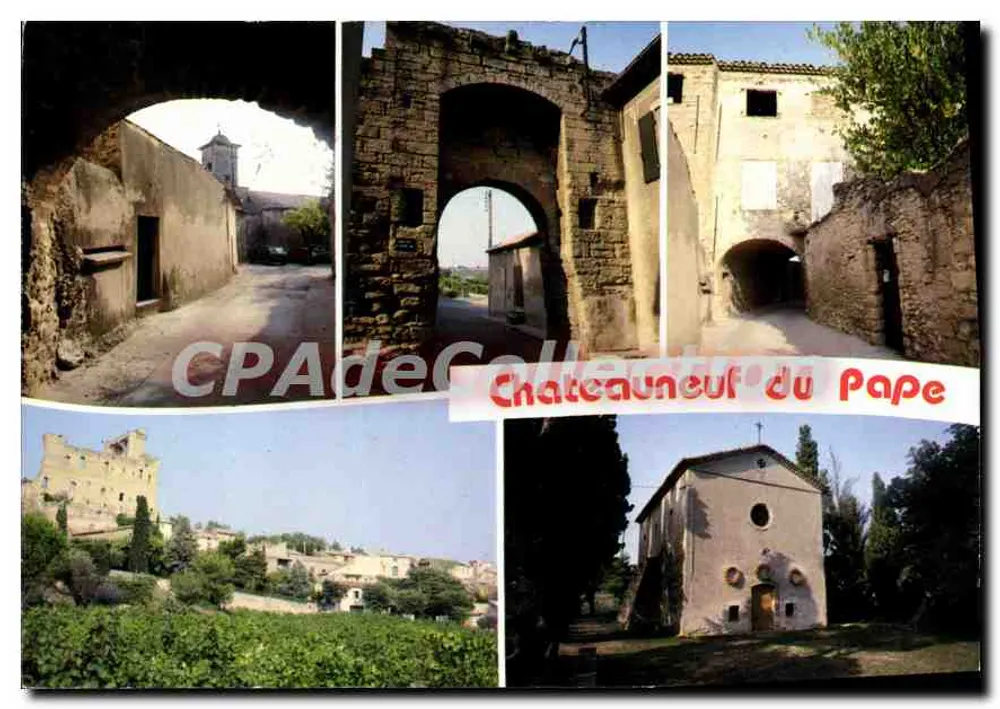Châteauneuf-du-Pape — Panoramablick und Monumente — Éditions de Provence G.A.L. - Vorderseite