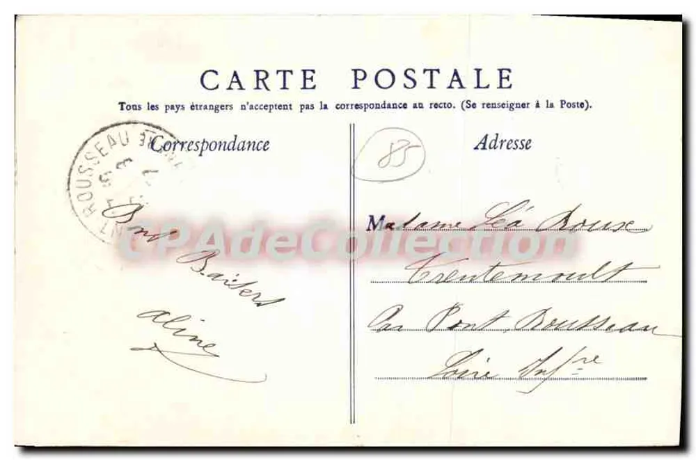 Noirmoutier - La Avenida de los Suspiros — Colección Landivier, n°36 - Reverso