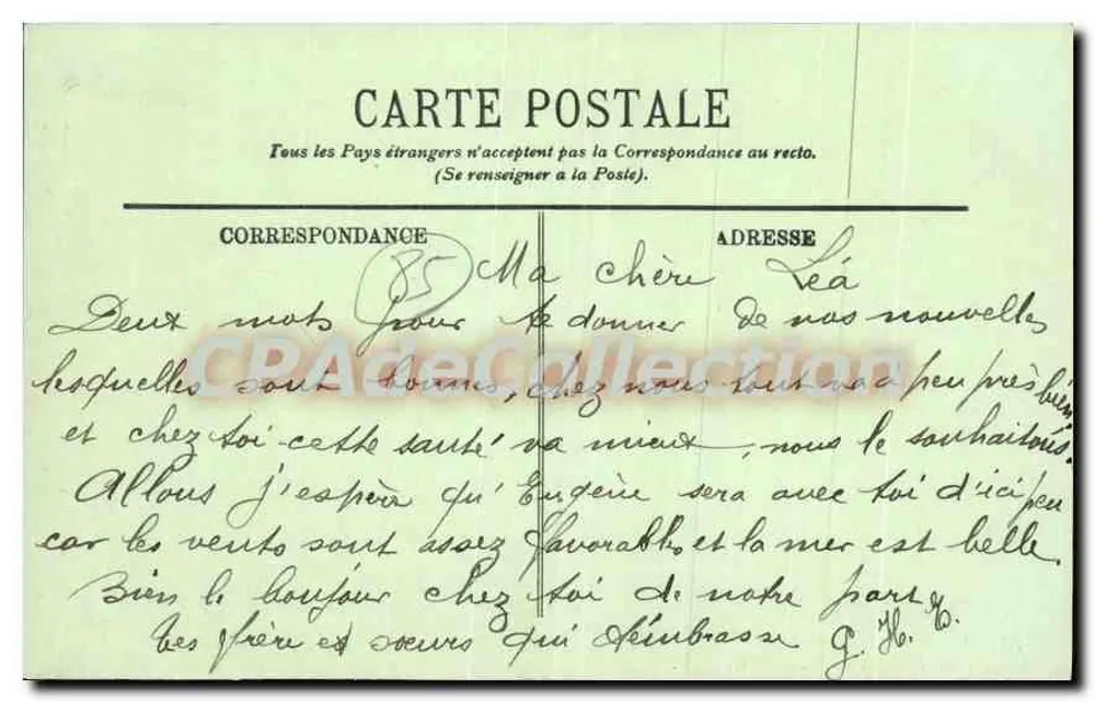 Les Sables-d'Olonne — Hotel du Remblai und die Strandpromenade — LL. n°26 - Rückseite