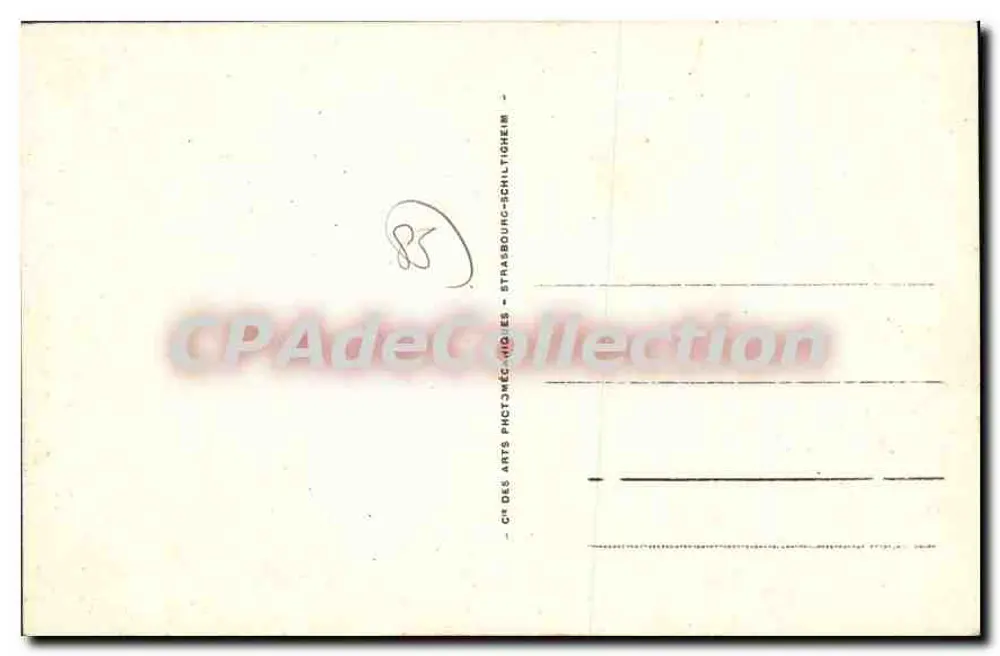 Les Sables d'Olonne — Chegada dos Sardiniers diante da Peixaria — CH des Arts, Strasbourg-Schiltigheim - Verso
