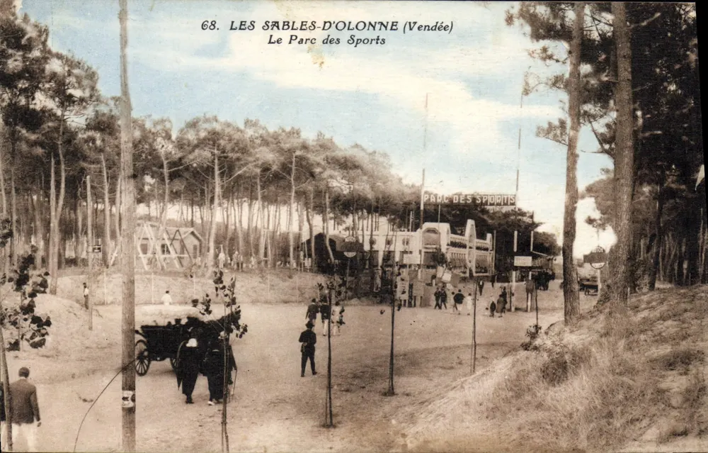 Les Sables-d'Olonne (Vendée) — Der Sportpark, Parc des Spiodits — unbekannter Verlag, Nr. 68 - Vorderseite