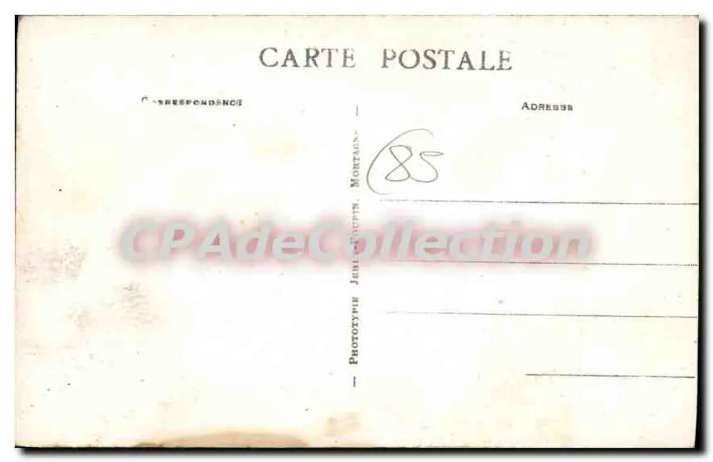 Les Sables-d'Olonne (Vendée) — Der Sportpark, Parc des Spiodits — unbekannter Verlag, Nr. 68 - Rückseite
