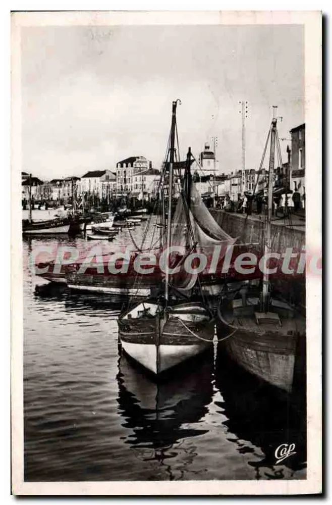 Les Sables-d'Olonne — Um canto do Porto — editor Cap - Frente