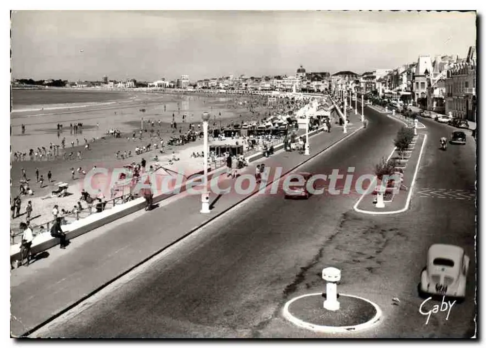 Les Sables-d'Olonne — O remblai e a praia — Edições Gaby - Frente