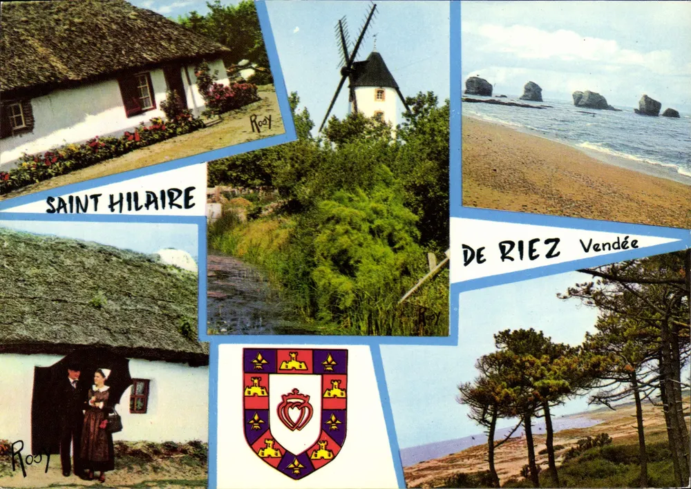 Saint-Hilaire-de-Riez — Vista panorâmica — Edições Château - Frente