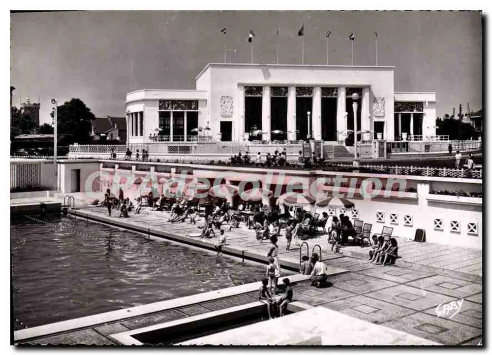 Les Sables-d'Olonne (Vendée) — Das Casino im Vordergrund, das Schwimmbad — Éditions Gaby, Nantes - Vorderseite