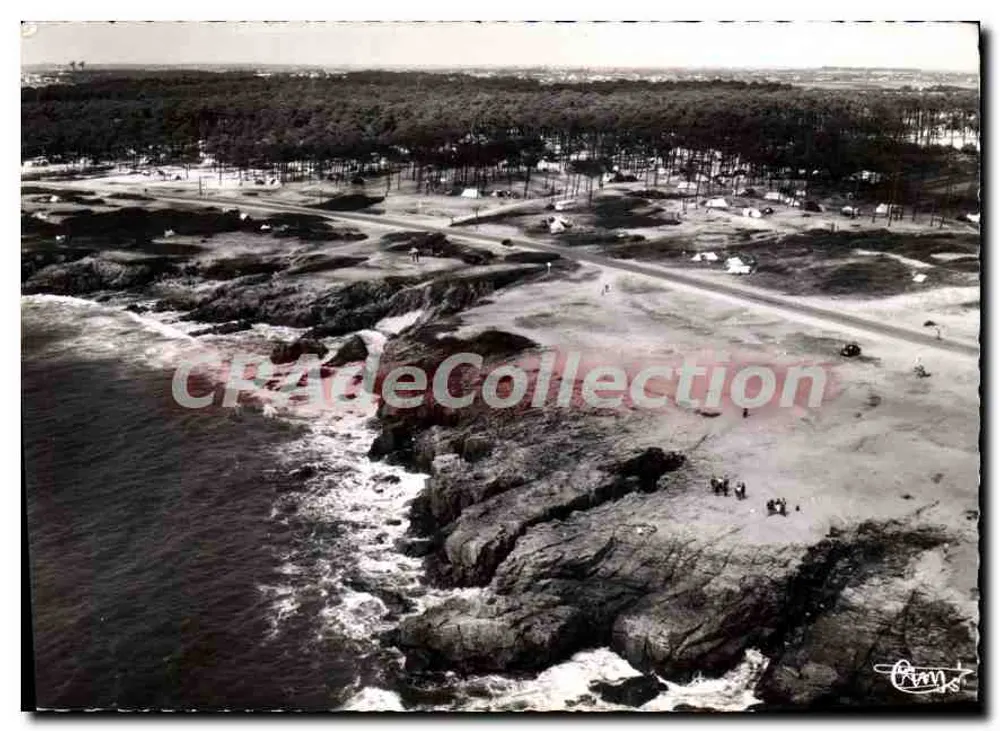 Les Sables-d'Olonne (Vendée) — Luftbild der Côte d'Enfer und Camping — Éditions Aériennes Comeur - Vorderseite