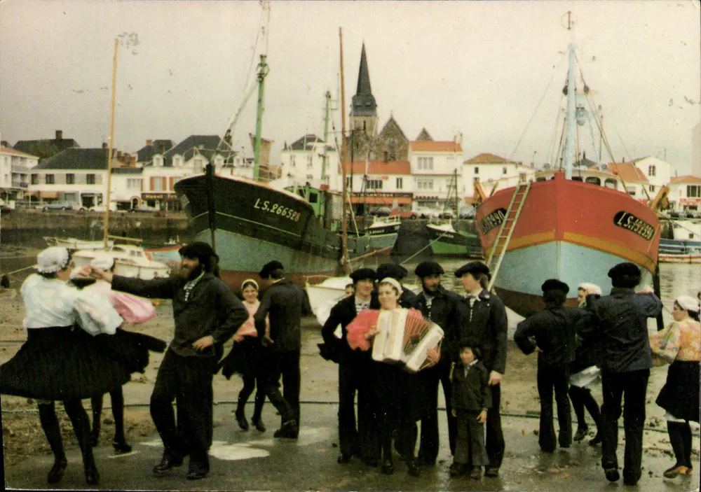 Saint-Gilles-Croix-de-Vie — Folklore-Gruppe "Bise-Dur" — Editionen von R. Belangue - Vorderseite