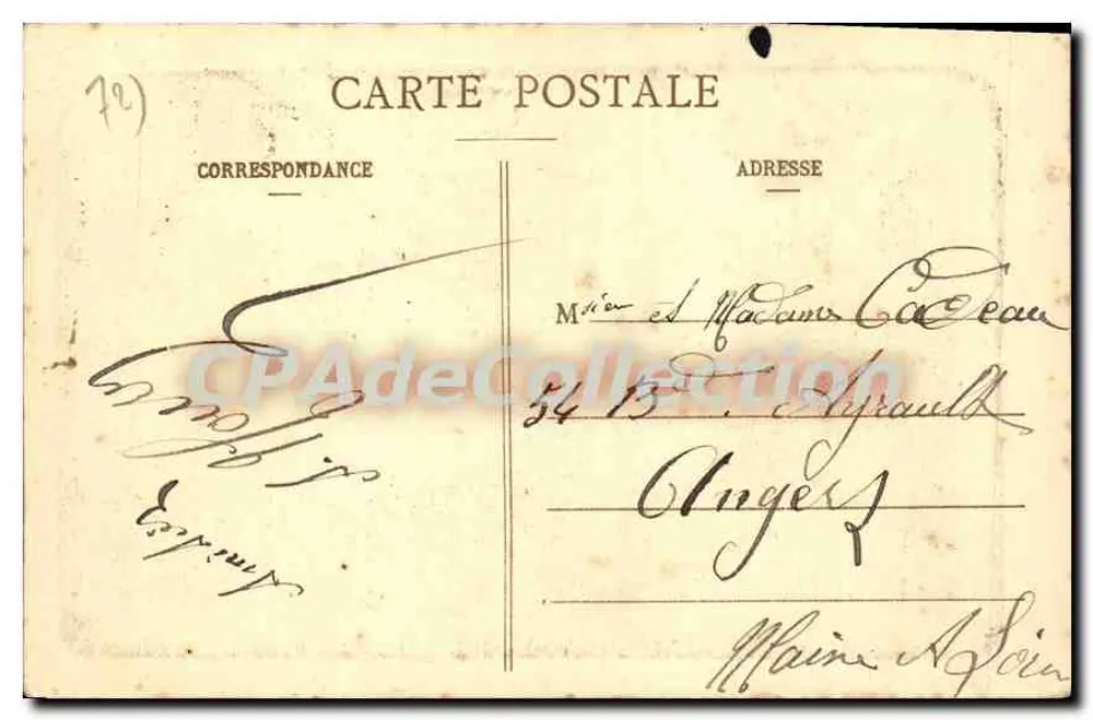Sablé-sur-Sarthe — Tal der Sarthe und Viadukt — Édition Artistique J. Malicot - Rückseite
