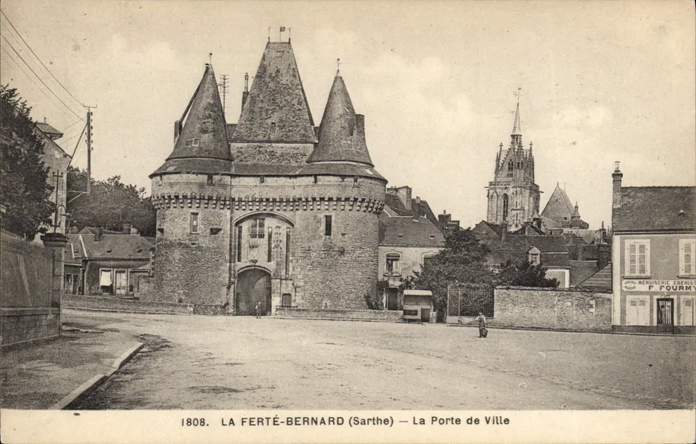 La Ferté-Bernard (Sarthe) — La Porte de Ville — Verlag P. Pourm - Vorderseite