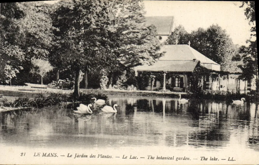 Le Mans — Der Botanische Garten — Der See — LL. - Vorderseite