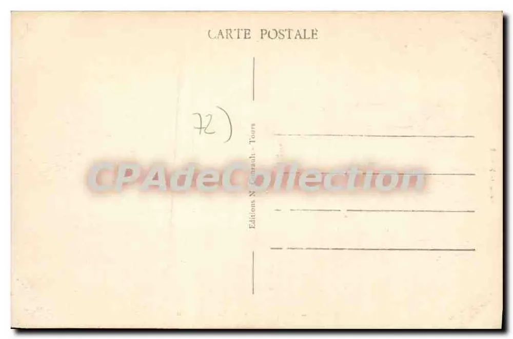 Chahaignes (Sarthe) — Las orillas del Loir — Ediciones N. Goupault, Tours - Reverso