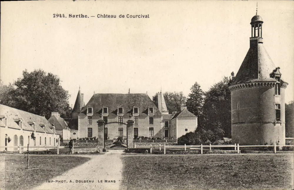 कोर्सिवाल के किला — सर्थ — IMP-PHOT. A. DOLBEAU LE MANS - आगे