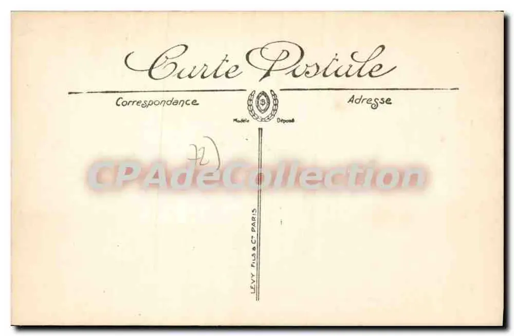 Le Mans — Plac Girard — Plac Girard — LL. — A la Civette - Rewers